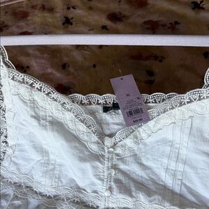 Target White Lace Trim Chemise